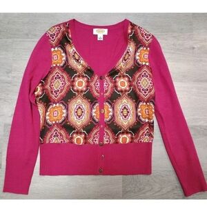 Pink Patterned Women's Sweater